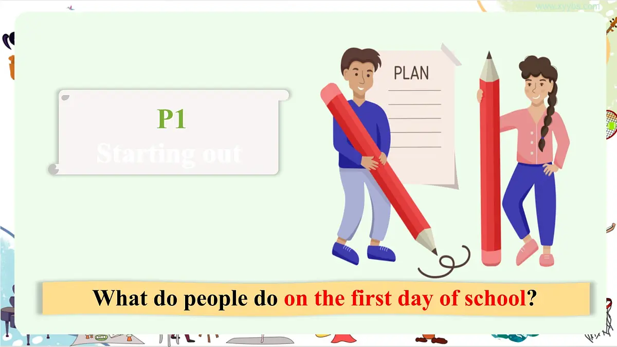 外研版2024七年级上册英语Unit 1 A new start Starting out 课件第4页