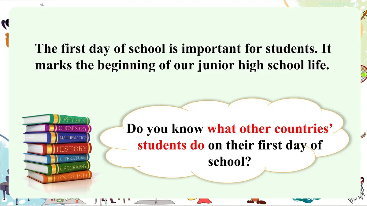 外研版2024七年级上册英语Unit 1 A new start Starting out 课件第6页