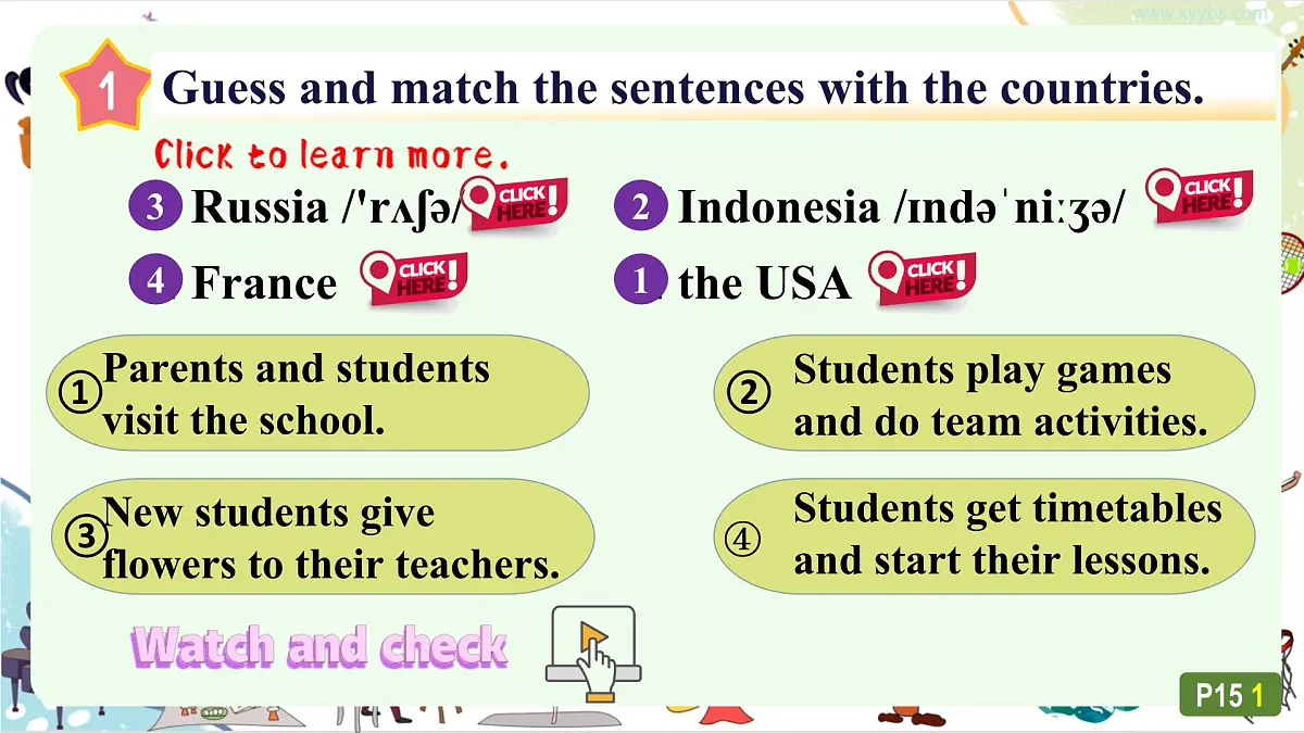 外研版2024七年级上册英语Unit 1 A new start Starting out 课件第7页