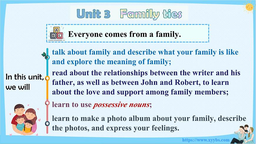 外研版2024七年级上册英语Unit 3 Family ties Starting out 课件第2页