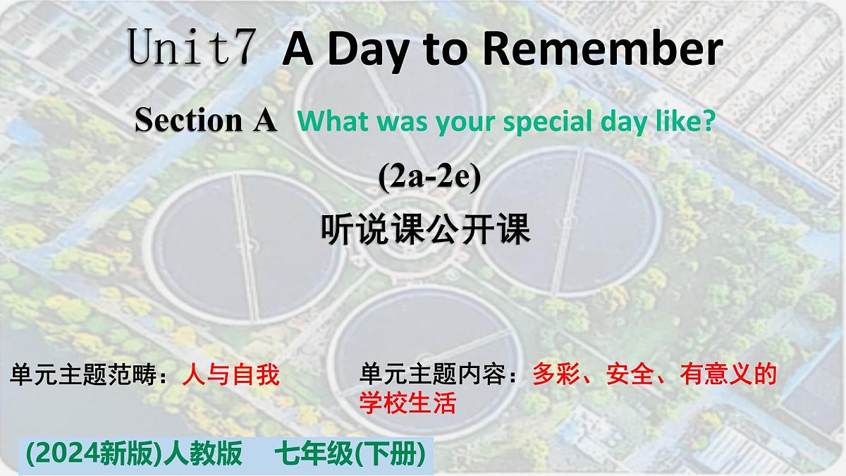 Unit 7 A Day to Remember Section A 2a-2e 课件 2024-2025学年英语人教版7年级下册第1页