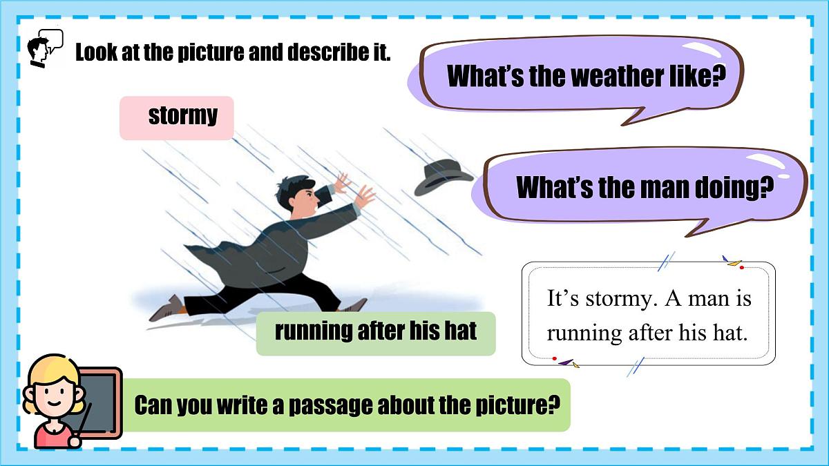 Unit 6 Rain or Shine Section B 2a-2b & Project 课件 2024-2025学年人教版英语七年级下册第8页