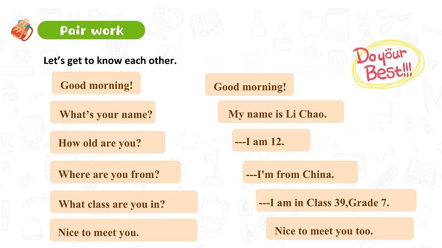 人教2024初中英语七年级上册Unit1You and me!SectionA 1a-1d第6页