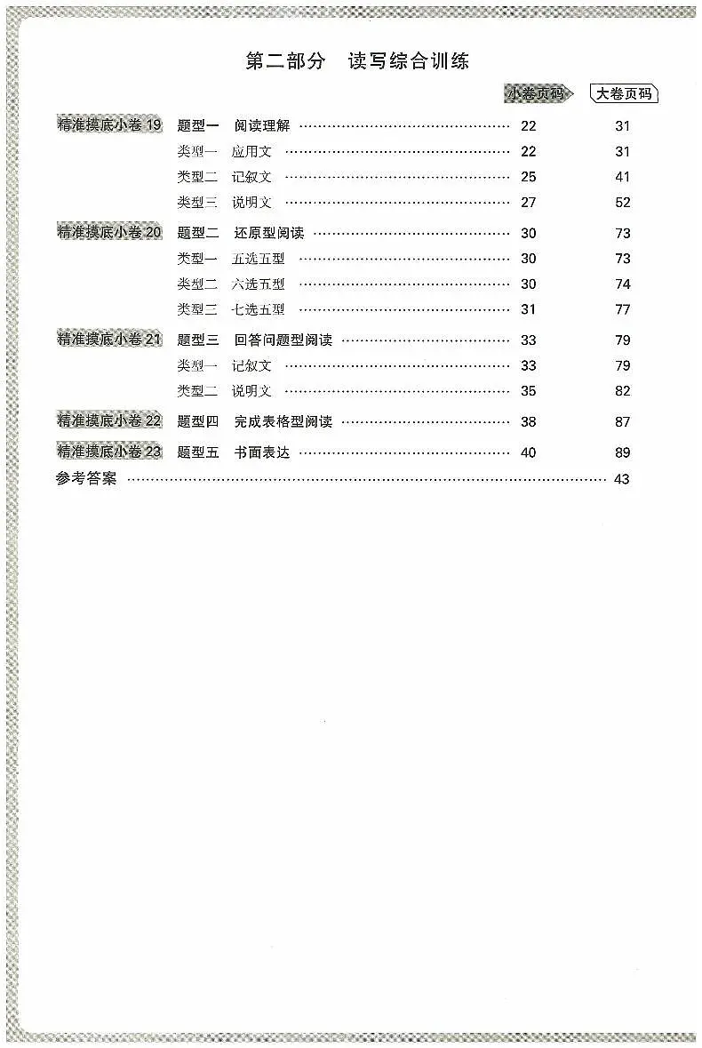 2025版《万维中考真题分类》英语摸底小卷第3页