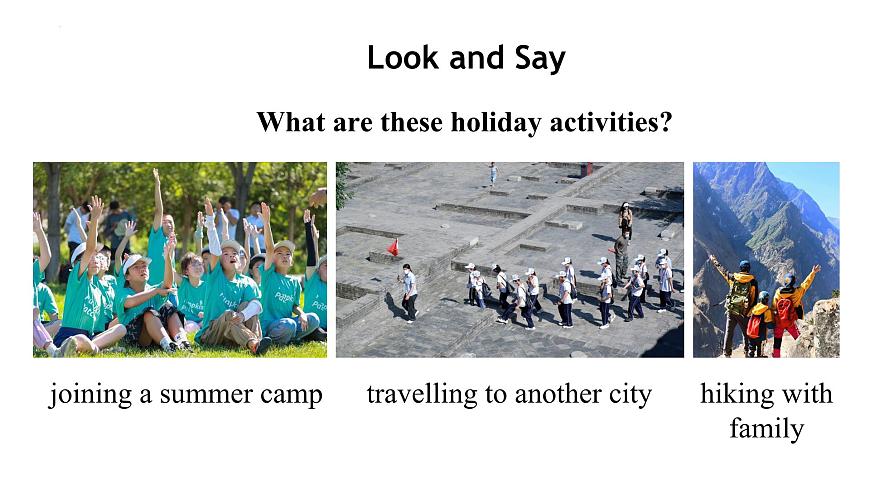 人教版2024八年级上册英语Unit 1 Happy Holiday  Section B Project&Reflecting 课件第3页