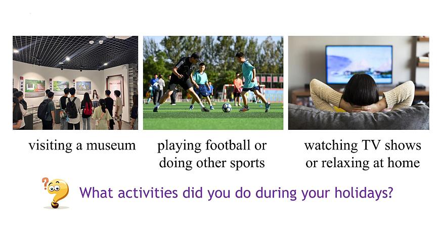 人教版2024八年级上册英语Unit 1 Happy Holiday  Section B Project&Reflecting 课件第4页