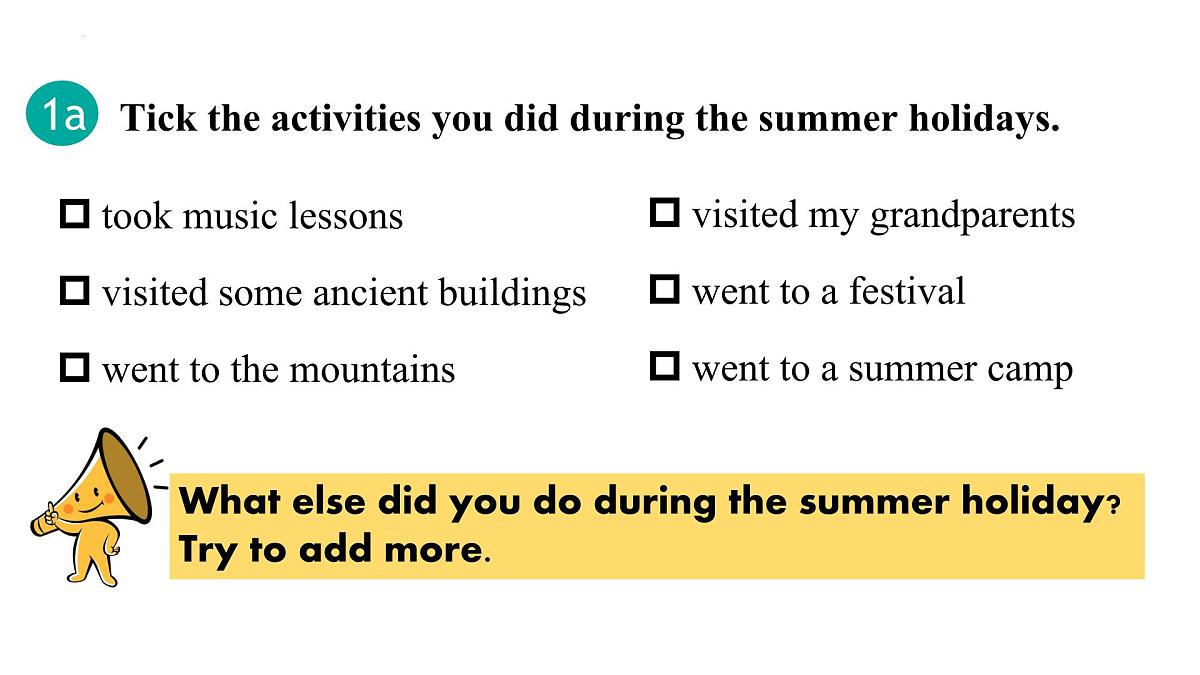 人教版2024八年级上册英语U1 Happy Holiday L1 Happy Holiday  课件第5页