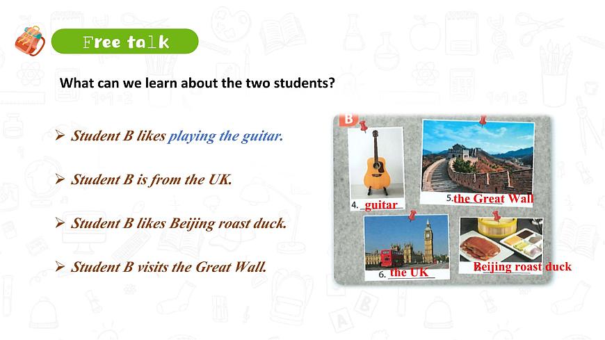 人教2024初中英语七年级上册Unit1You and me!SectionB 1a-1d第6页