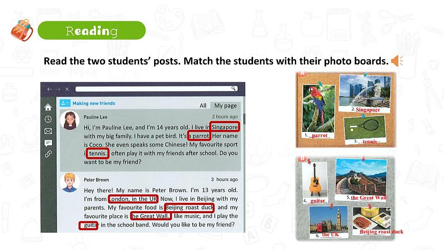 人教2024初中英语七年级上册Unit1You and me!SectionB 1a-1d第8页