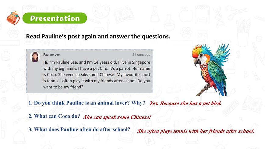 人教2024初中英语七年级上册Unit1You and me!SectionB 2a-2b第8页