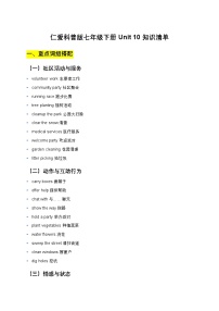 英语七年级下册（2024）Unit 10 Lending a Helping Hand精品导学案