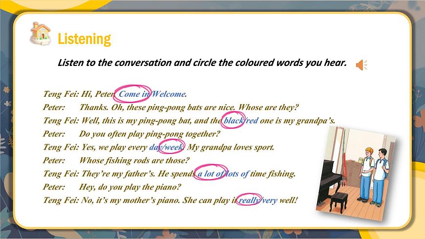 人教2024初中英语七年级上册Unit2Were FamilySectionA 2a-2e第7页