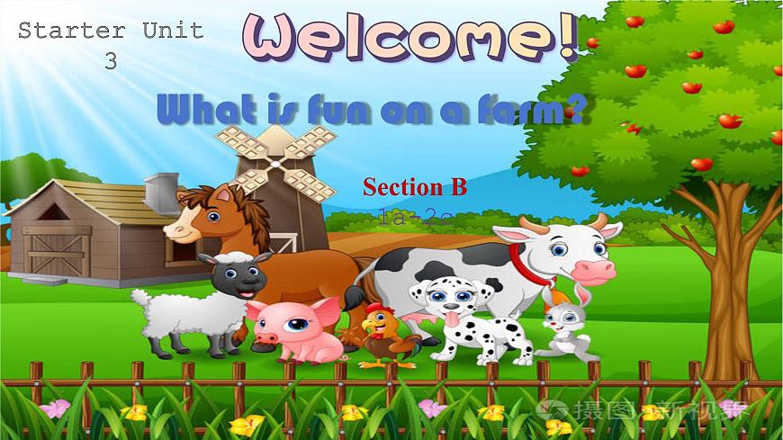 Starter U3 Section B (1a~2c) 课件 人教版英语七年级上册第1页