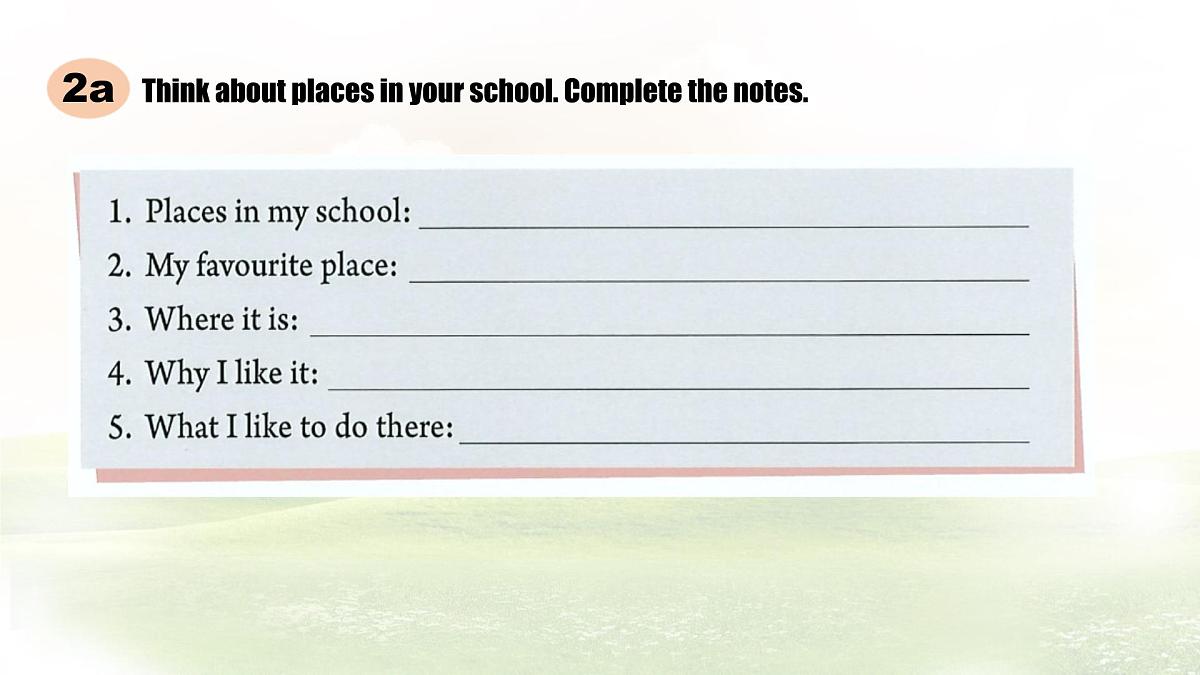 Unit 3 Section B (2a~2b & Project) 课件-人教版英语七年级上册第6页