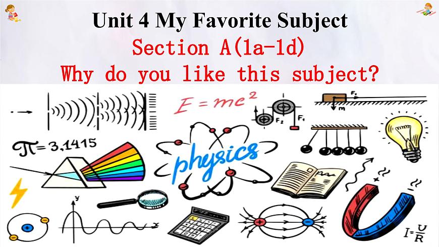 Unit 4 My favorite subject Section A (1a~1d) 课件-人教版英语七年级上册第1页