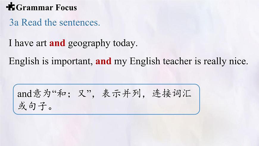 Unit 4 My Favourite Subject  Section A (3a~3d) 课件-人教版英语七年级上册第6页