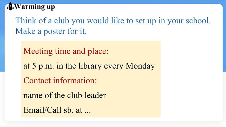 Unit 5 Fun Clubs Section B (2a~2b) 课件-人教版英语七年级上册第8页