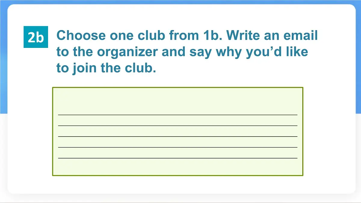 Unit 5 Fun Clubs Section B (2a~Reflecting) 课件-人教版英语七年级上册第6页