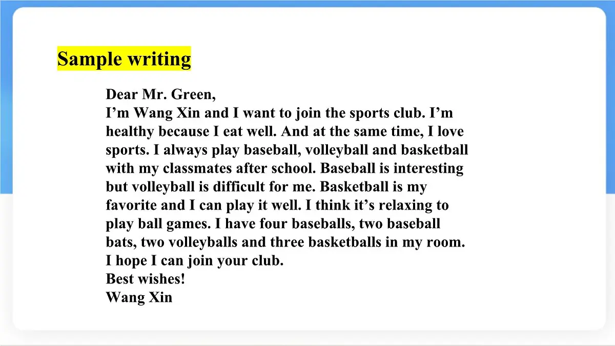 Unit 5 Fun Clubs Section B (2a~Reflecting) 课件-人教版英语七年级上册第8页