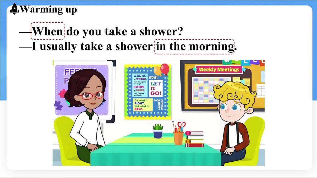 Unit 6 A day in the life Section A (3a~3d) 课件-人教版英语七年级上册第5页