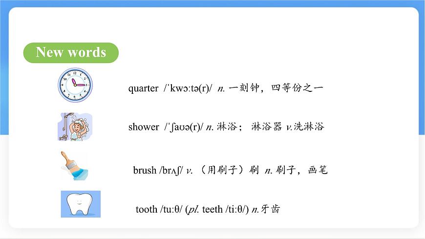 Unit 6 A Day in the Life Section A  (1a~1d) 课件-人教版英语七年级上册第5页