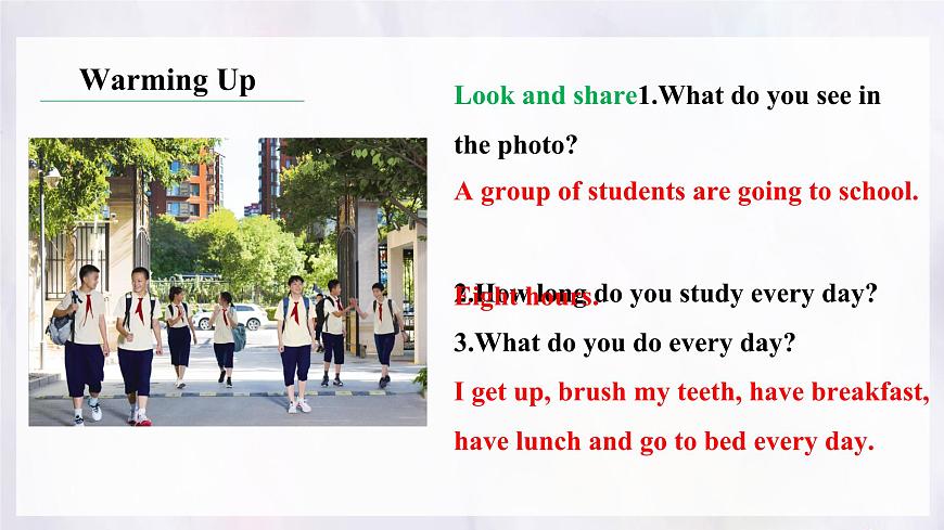 Unit 6 A Day in the Life Section A (1a~2e) 课件-人教版英语七年级上册第3页