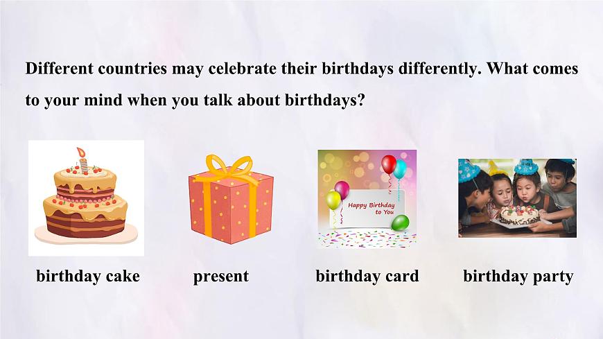 Unit 7 Happy Birthday Section B (1a~1d) 课件-人教版英语七年级上册第5页