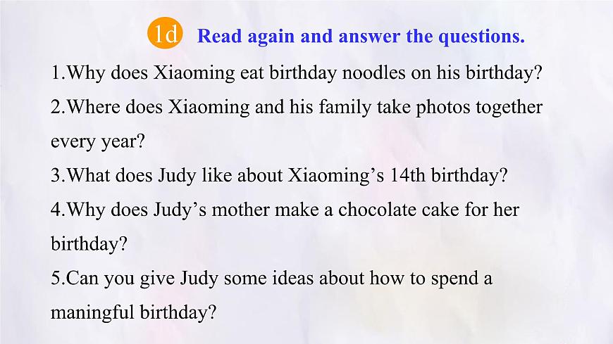 Unit 7 Section B (1a~1d) 课件-人教版英语七年级上册第8页