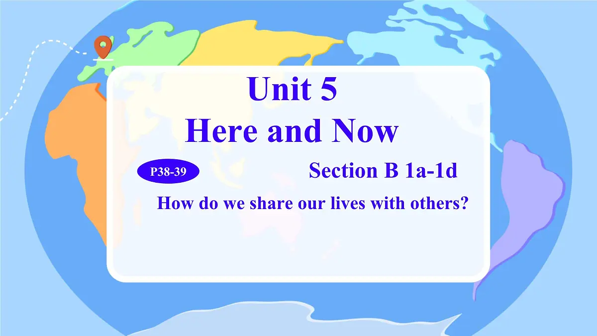 Unit 5 Here and Now Section B 1a-1d 课件 2024-2025学年人教版七年级英语下册第1页