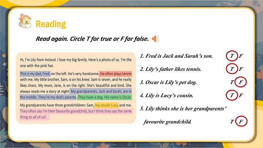 人教2024初中英语七年级上册Unit2Were FamilySectionB 1a-1d第8页