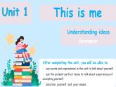 Unit 1 This is me Understanding ideas (Grammar)（教學課件）-初中英語外研版（2024）八年級上冊