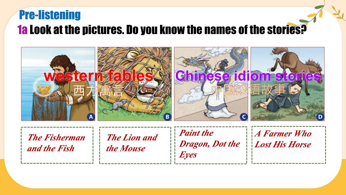 Unit 8 Once upon a Time Section A 1a-2e 课件 2024-2025学年英语人教版7年级下册第6页