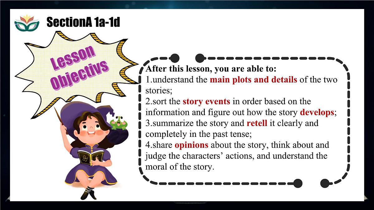 Unit 8 Once upon a Time Section A 1a-1e 课件 2024-2025学年英语人教版7年级下册第4页