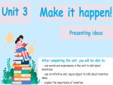 Unit 3 Make it happen! Presenting ideas（教學課件）-初中英語外研版（2024）八年級上冊