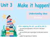 Unit 3 Make it happen! Understanding ideas (Grammar)（教學課件）-初中英語外研版（2024）八年級上冊