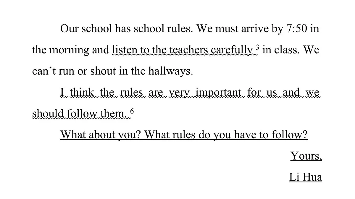 写作提优练第7页