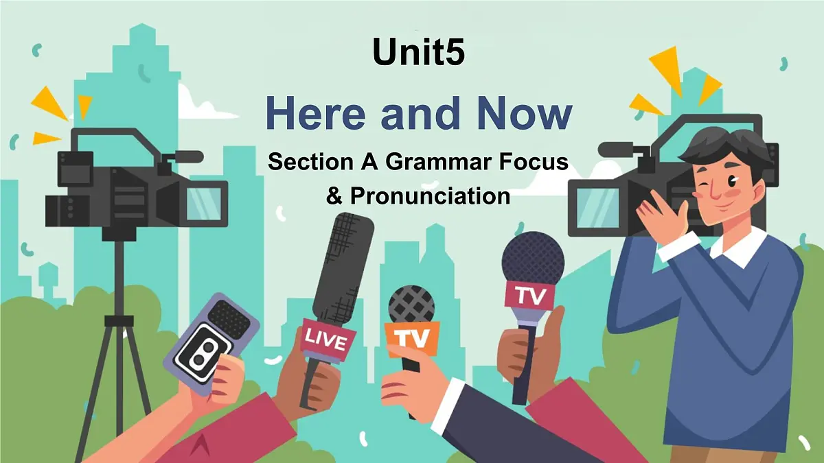 Unit 5 Here and Now Section A Grammar Focus 课件 2024-2025学年人教版七年级英语下册第1页