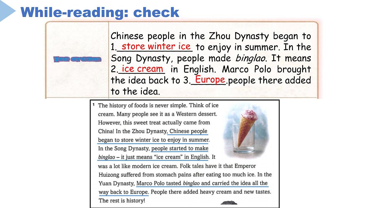 【优质阅读写作公开课】Unit 3 Food matters Developing ideas Reading for writing 2025外研版七下英语课件PPT第7页