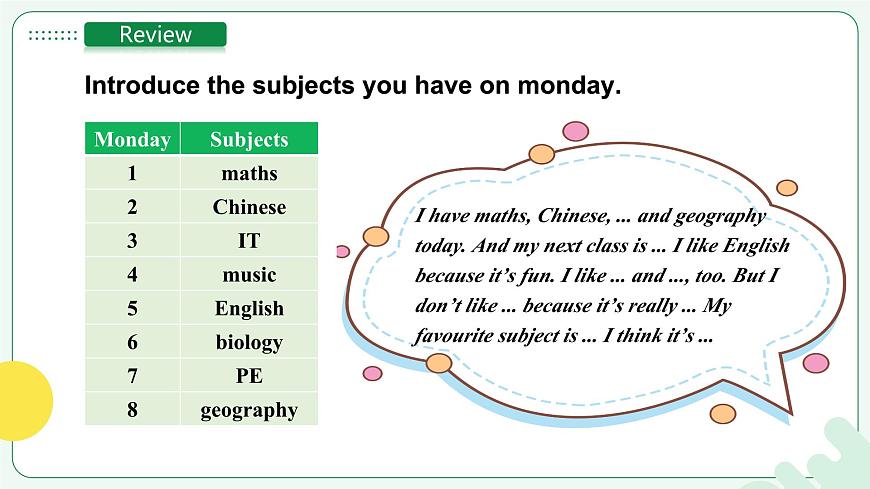 人教2024初中英语七年级上册Unit4My Favorite Subject SectionA2a-2f第4页