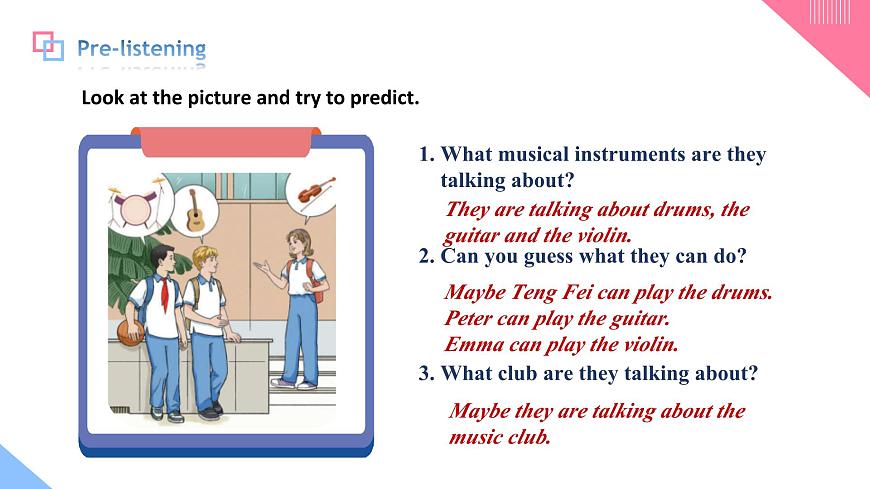人教2024初中英语七年级上册Unit5Fun Clubs SectionA2a-2e第5页