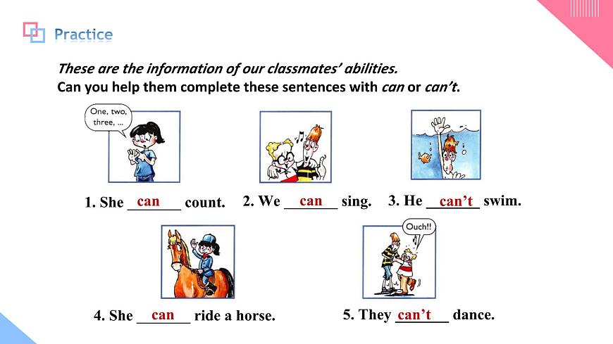 人教2024初中英语七年级上册Unit5Fun Clubs SectionAGrammar Focus第5页