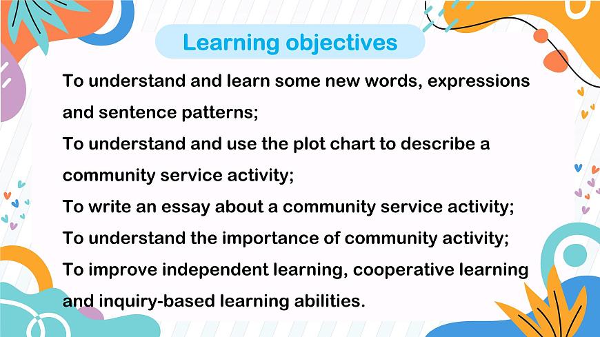 初中英语仁爱版（2024）七年级下册 Unit 10 Lending a Helping Hand Developing the topic Reading for Writing（课件）第2页