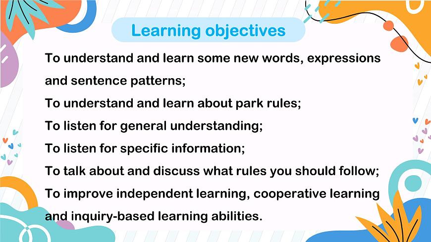 初中英语仁爱版（2024）七年级下册 Unit 11 Rules Matter! Developing the topic Oral Communication（教学课件）第2页