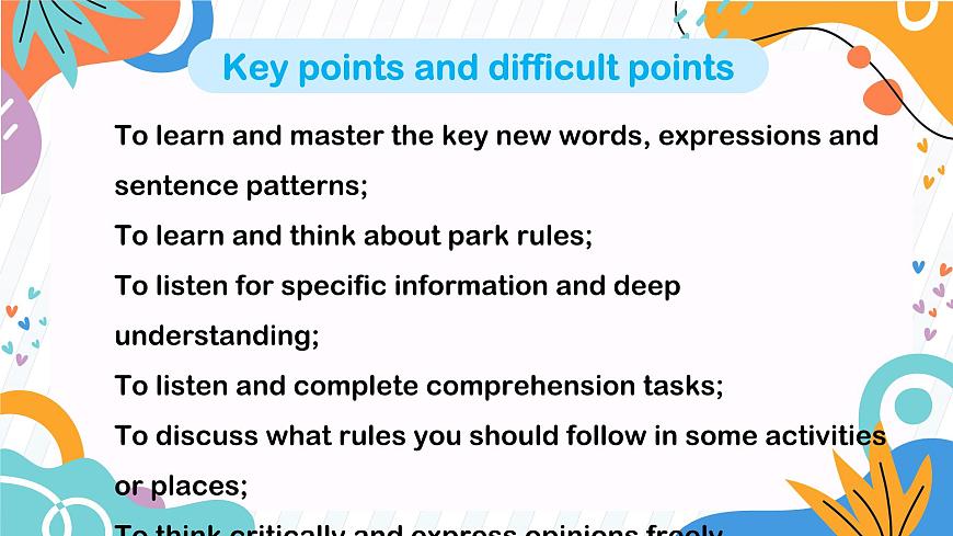 初中英语仁爱版（2024）七年级下册 Unit 11 Rules Matter! Developing the topic Oral Communication（教学课件）第3页