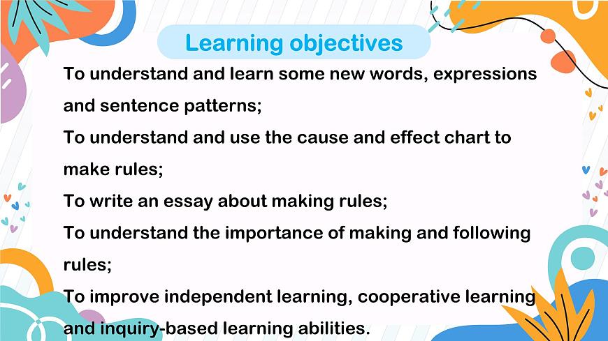 初中英语仁爱版（2024）七年级下册 Unit 11 Rules Matter! Developing the topic Reading for Writing（教学课件）第2页