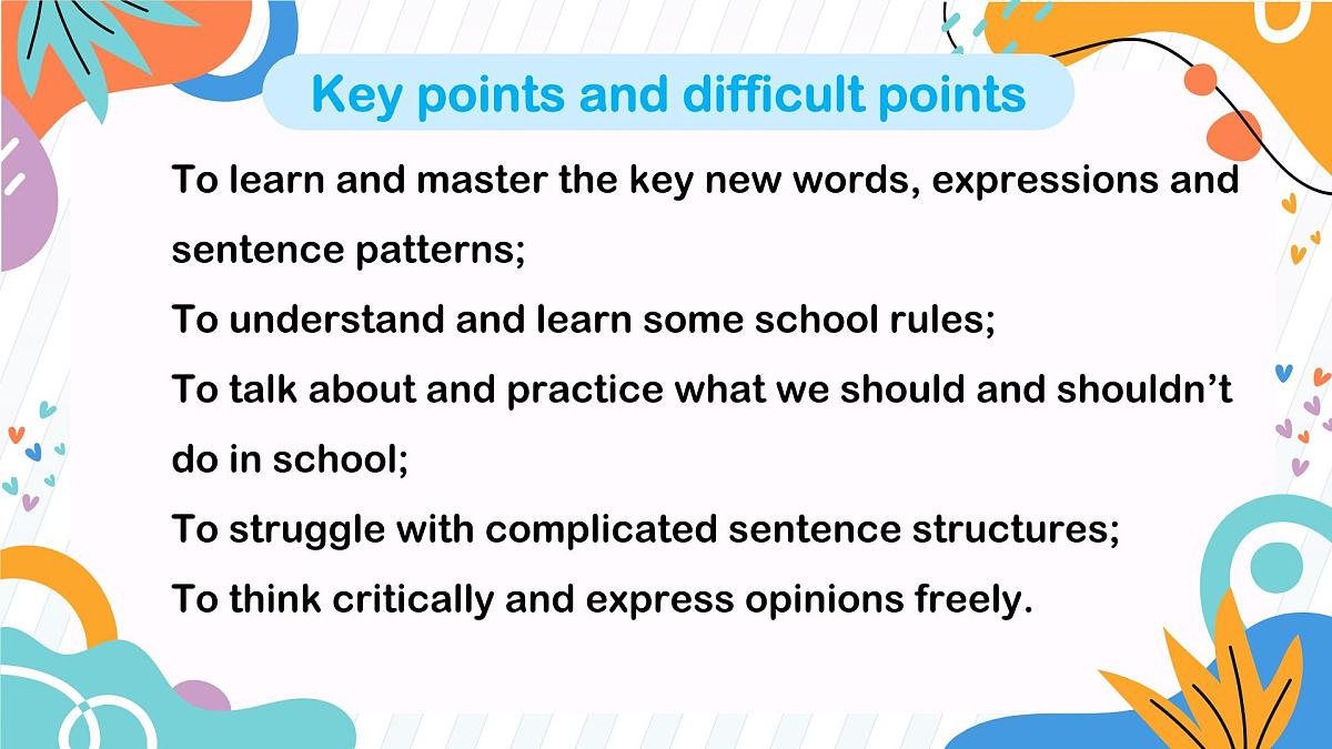 初中英语仁爱版（2024）七年级下册 Unit 11 Rules Matter! Preparing for the Topic Function（教学课件）第3页