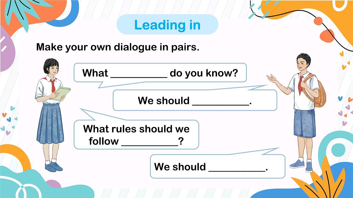 初中英语仁爱版（2024）七年级下册 Unit 11 Rules Matter! Preparing for the Topic Function（教学课件）第8页
