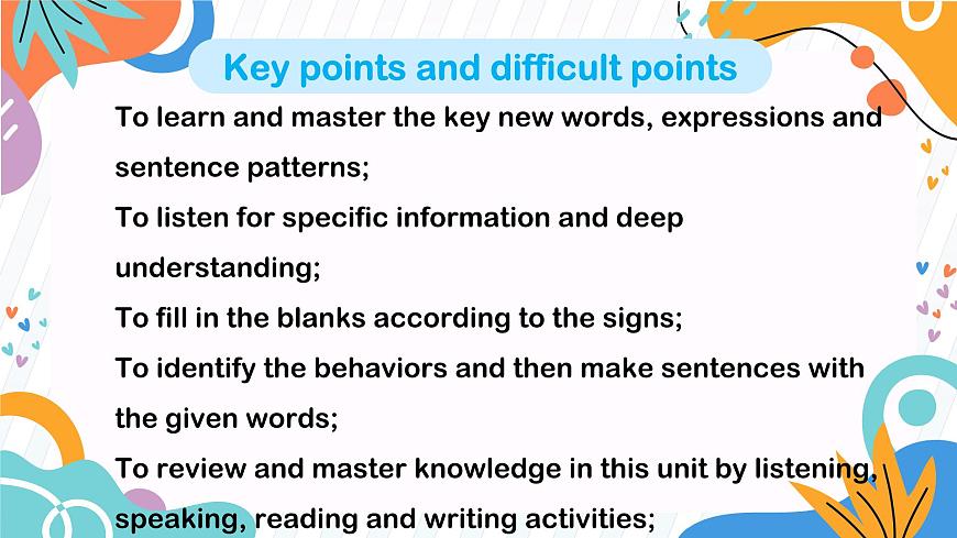 初中英语仁爱版（2024）七年级下册 Unit 11 Rules Matter! Wrapping up the topic Review（教学课件）第3页