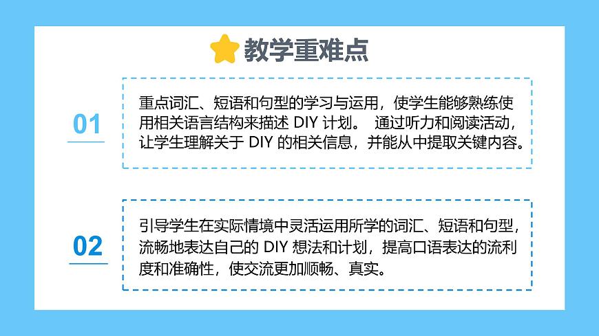Unit 6 Being creative Lesson 1 Let's DIY!—初中英语冀教版（2024）七年级下册（课件）第3页