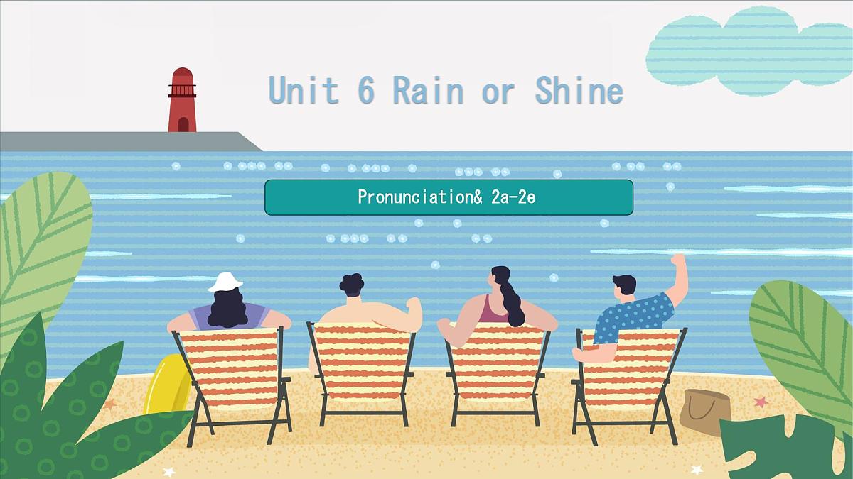 初中英语人教版（2024）七年级下册Unit 6 Rain or Shine Section A 课件第1页